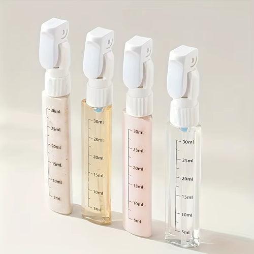 4-in-1 Travel Toiletry Bottles Set – TSA Approved, Leak-Proof Refillable Containers for Shampoo, Conditioner, Lotion & Face Cream