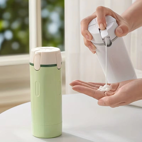 4-in-1 Travel Toiletry Bottles Set – TSA Approved, Leak-Proof Refillable Containers for Shampoo, Conditioner, Lotion & Face Cream